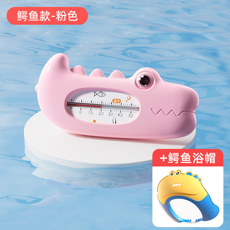 Baby cartoon cute water thermometer - crocodile design for bathing - measuring water temperature - special temperature meter for children's bath