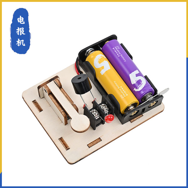 Telegraph machine DIY handmade technology small production, children's fun science small experiment student classroom teaching material package