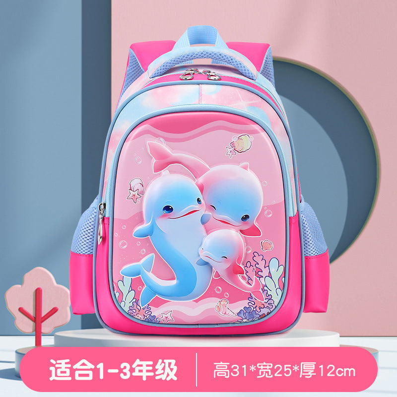 2024 in-stock export kindergarten backpack - cute and fun toddler nylon backpack, breathable and waterproof