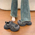 Thick soleplatform shoes dad shoes for women 2026springnew arrivaleasiest for matchcasual sneakers petites show tall women's shoes