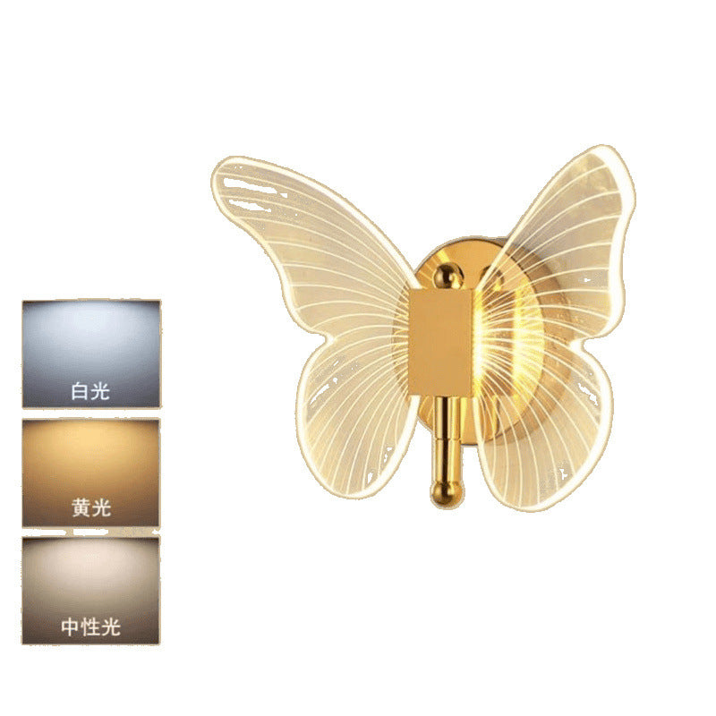 Wholesale creative simple bedroom bedside living room restaurant hotel study corridor aisle light LED bedside lamp wall lamp