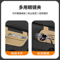 Car glasses clip multi-function car sunglasses holder leather car card holder sun visor car sunglasses car holder