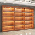 Wine cabinet against wall supermarket hotel commercial living room home casual shelf wine cabinet white wine multi-layer storage rack display cabinet
