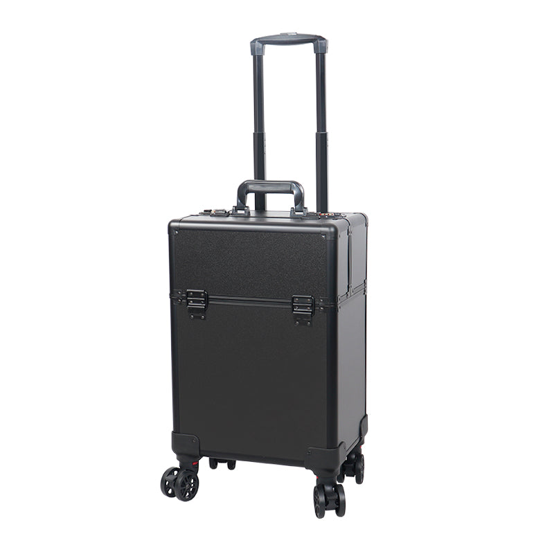 Haosen, cosmetic case, large capacity, trolley case with password lock, special storage toolbox for manicure embroiderers