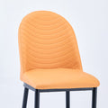 Luxury minimalist commercial dining table and chairs, leather upholstered stools, backrest chairs, thickened padding, wholesale direct from manufacturer, custom dining chairs available