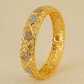 Gold, silver, rose gold middle eastern ethiopian bangle dubai women's fashion jewelry bridal wedding gift