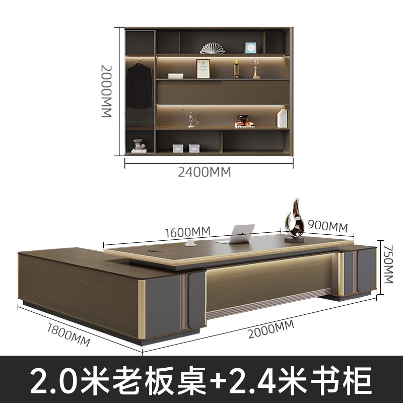 Executive desk set - premium, high-end office furniture for ceo, chairman, and senior management