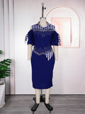 e-commerce   new slim-fit bodycon dress european and american african plus size women's dress