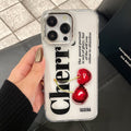 Ins suitable for apple 17promax eye-catching mobile phone case 16 transparent anti-fall protective cover apple 17 mobile phone case