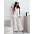 fashion cross-border women's clothing  new arrivalhigh waistwork clothing waist strap jumpsuitpants