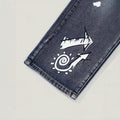 girls' denim jeans: new loose-fit casual straight-leg pants