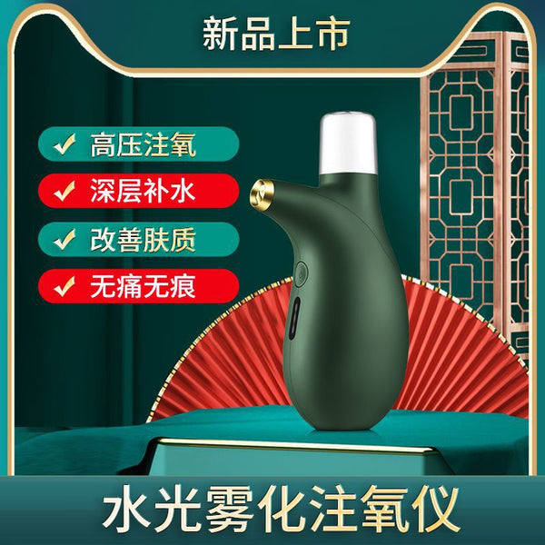 Handheld Oxygen Injection Instrument Face Cold Spray Hydrating Portable Nano Moisturizing Spray Household Hydrating Humidifier Beauty Instrument