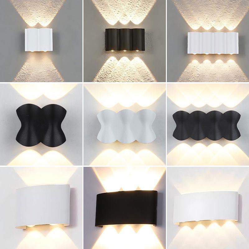 Outdoor waterproof wall lamp - modern minimalist style for bedroom bedside, hallway, outdoor villa courtyard - waterproof, hardwired wall sconce
