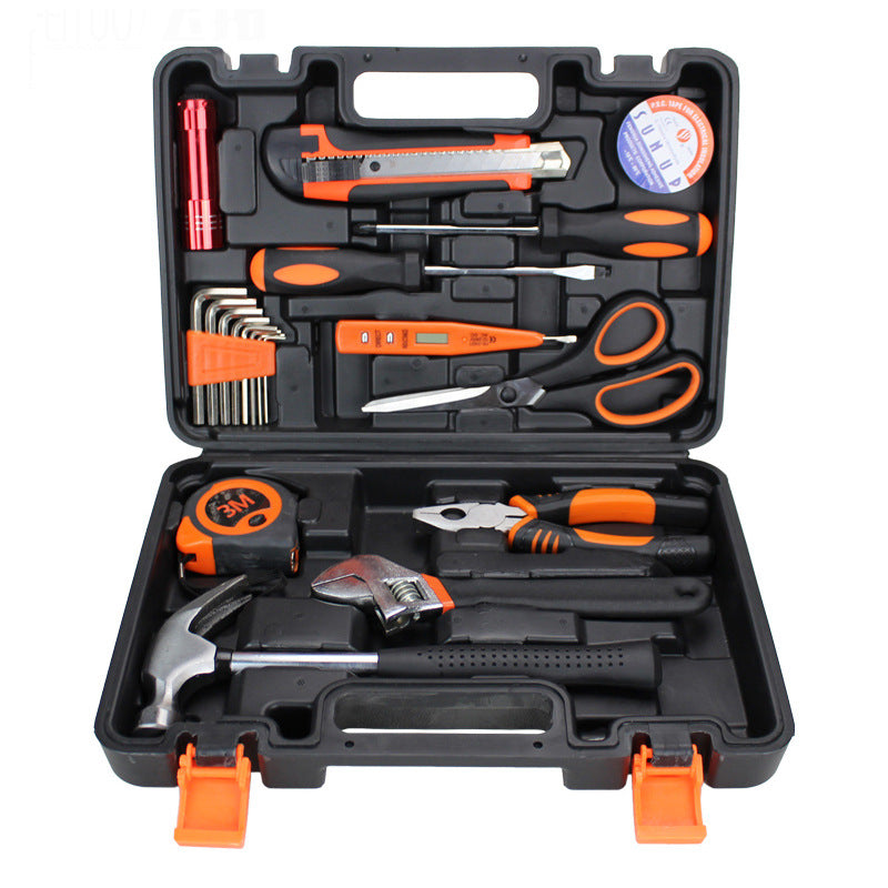 M size medium comprehensive combination toolbox Car emergency tool set Household carbon steel hardware tools 30 series