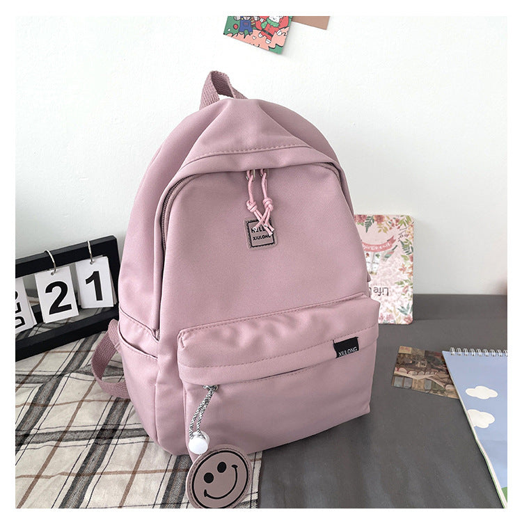 Cross-border new Korean version of college style backpack versatile leisure travel backpack small fresh and cute college student schoolbag