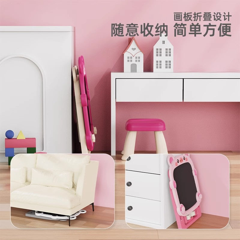 Children's drawing board for home infant writing board baby doodle double-sided handwriting board erasable blackboard drawing toy