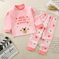 Kids' cotton pajama set - girls' & boys' thermal underwear - wholesale children's home wear