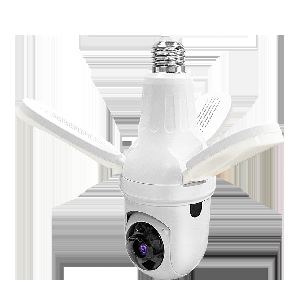 Cross-border special indoor three-leaf light shaking head machine high definition full color night vision wireless WiFi intelligent surveillance camera