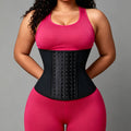 [six-breasted buckle] fashion corset belt, tight abdomen shaping, latex body shaping, waist tightening, sweat-inducing sports belt