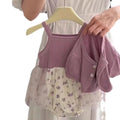 Baby summer thin floral short-sleeve cardigan & romper two-piece set - adorable floral romper outfit