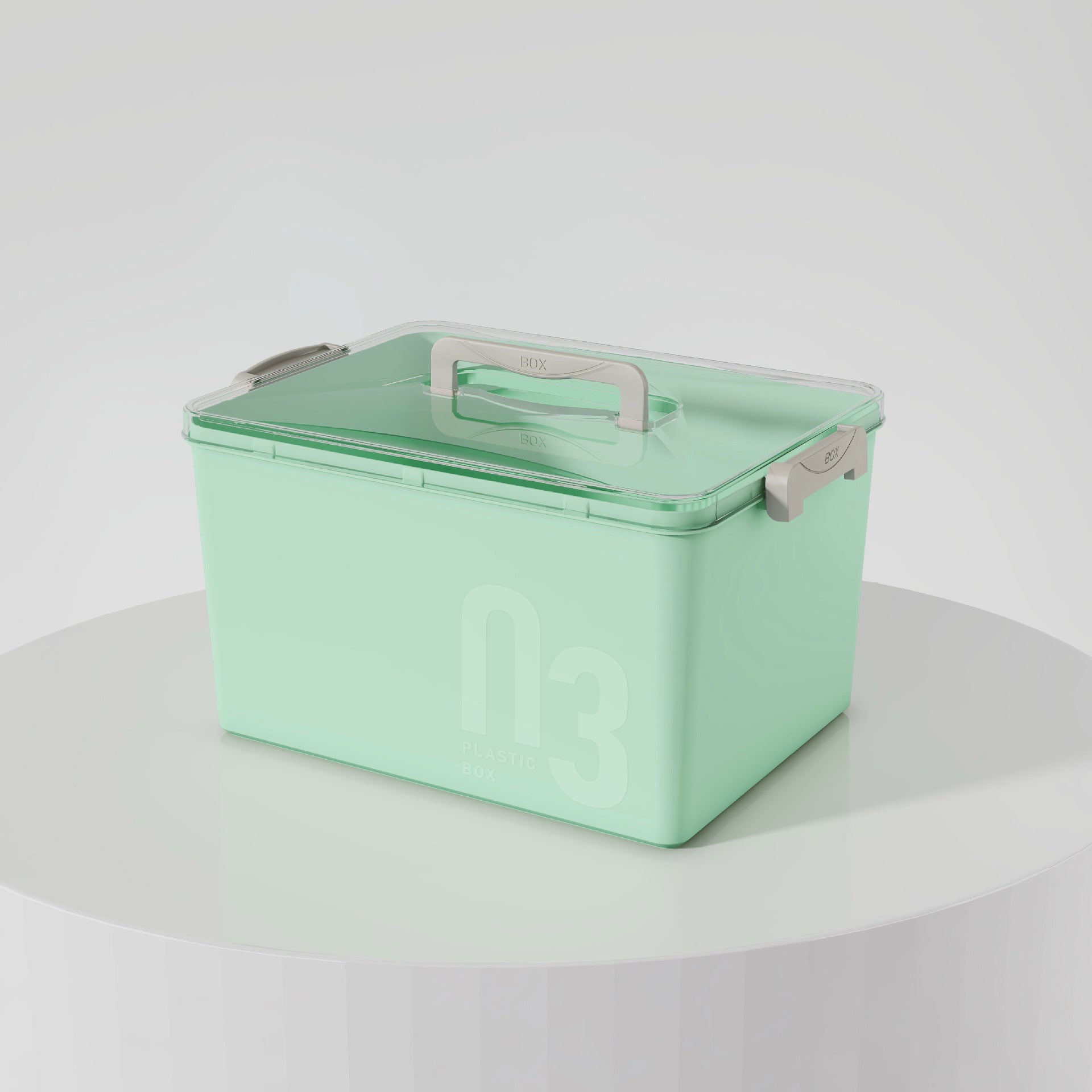 Optional color storage box Household solid color plastic PET finishing box Snacks clothes storage custom storage box
