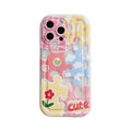 Suitable for apple 15pro track colorful puzzle mobile phone case iphone11/12 all-inclusive anti-fall tpu protective case