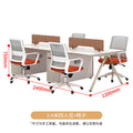 Saint li office desk and chair set - employee workstation, office desk and chair combination, minimalist furniture