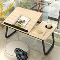Adjustable laptop desk for bed, foldable lazy desk, student dorm study table, small study table