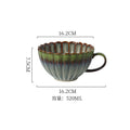 Ink green water cup