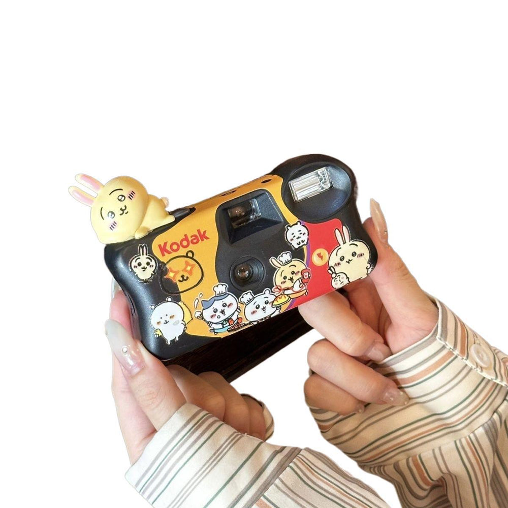 Usaqi disposable film camera film camera color film point and shoot camera for students birthday gift yancai