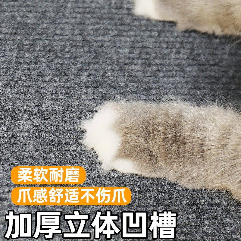 Splicing carpet square blanket glue-free non-slip living room bedroom children's room sound insulation floor mat dirt-resistant cat scratch self-adhesive carpet