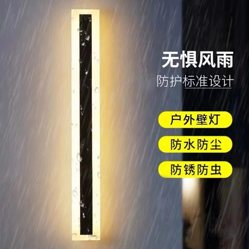 Waterproof outdoor long wall lamp line wall lamp simple and minimalist outdoor IP65 villa directly from the manufacturer  explosion