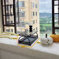 Bay window small table cream style tatami tea table window sill small coffee table three-piece bedroom low table balcony kang table