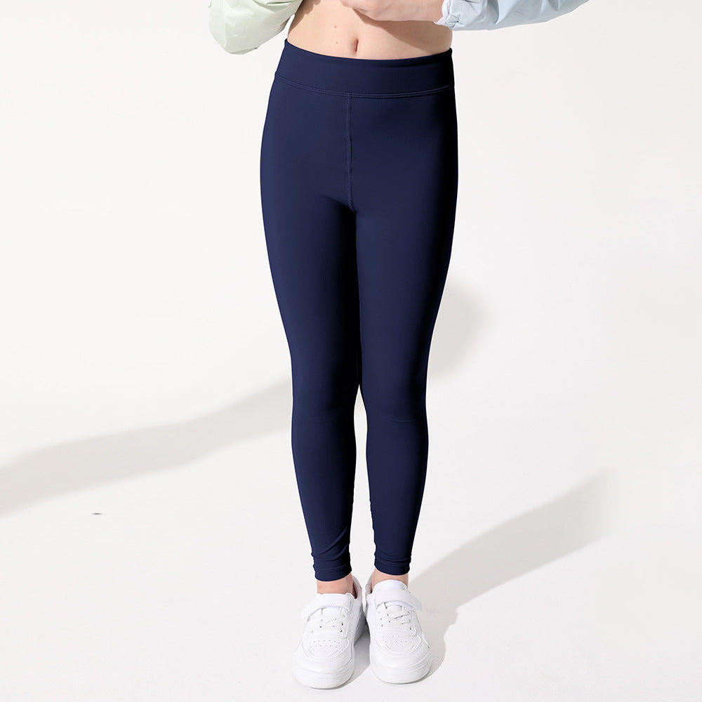 Comfortable thin quick-drying kids bodysuit girl casual belly training dance fitness pants running sports pants for women