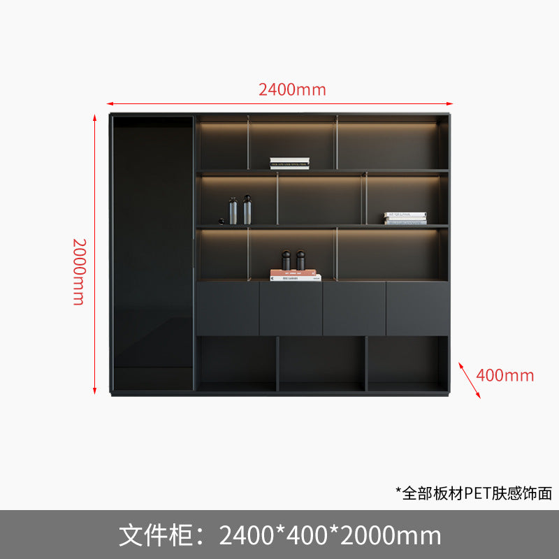 Luxury office desk and chair set - designer executive desk, minimalist ceo desk, manager desk, executive office furniture