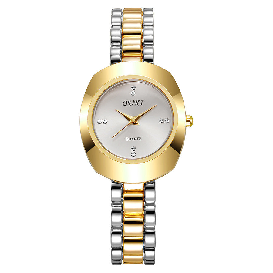 e-commerce hot-selling minimalist style women's watch, niche luxury, high-end design, diamond-faced wristwatch, manufacturer wholesale