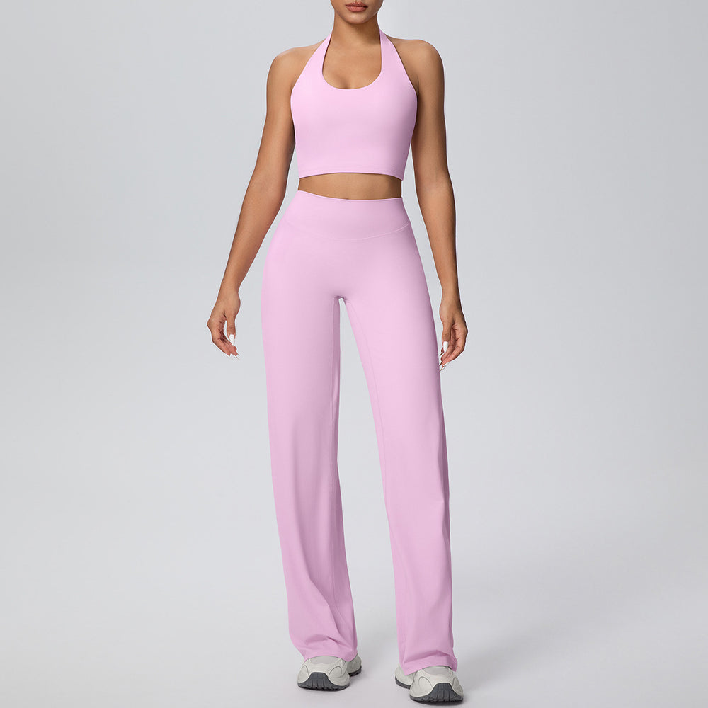 New barely-there seamless bra yoga set: shockproof, high-waisted, butt-lifting, quick-dry activewear for running and fitness