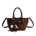 Large capacity retro texture satchel bag women's easiest for matchwork clothing shoulder bag large capacity work easiest for matchcrossbody bag