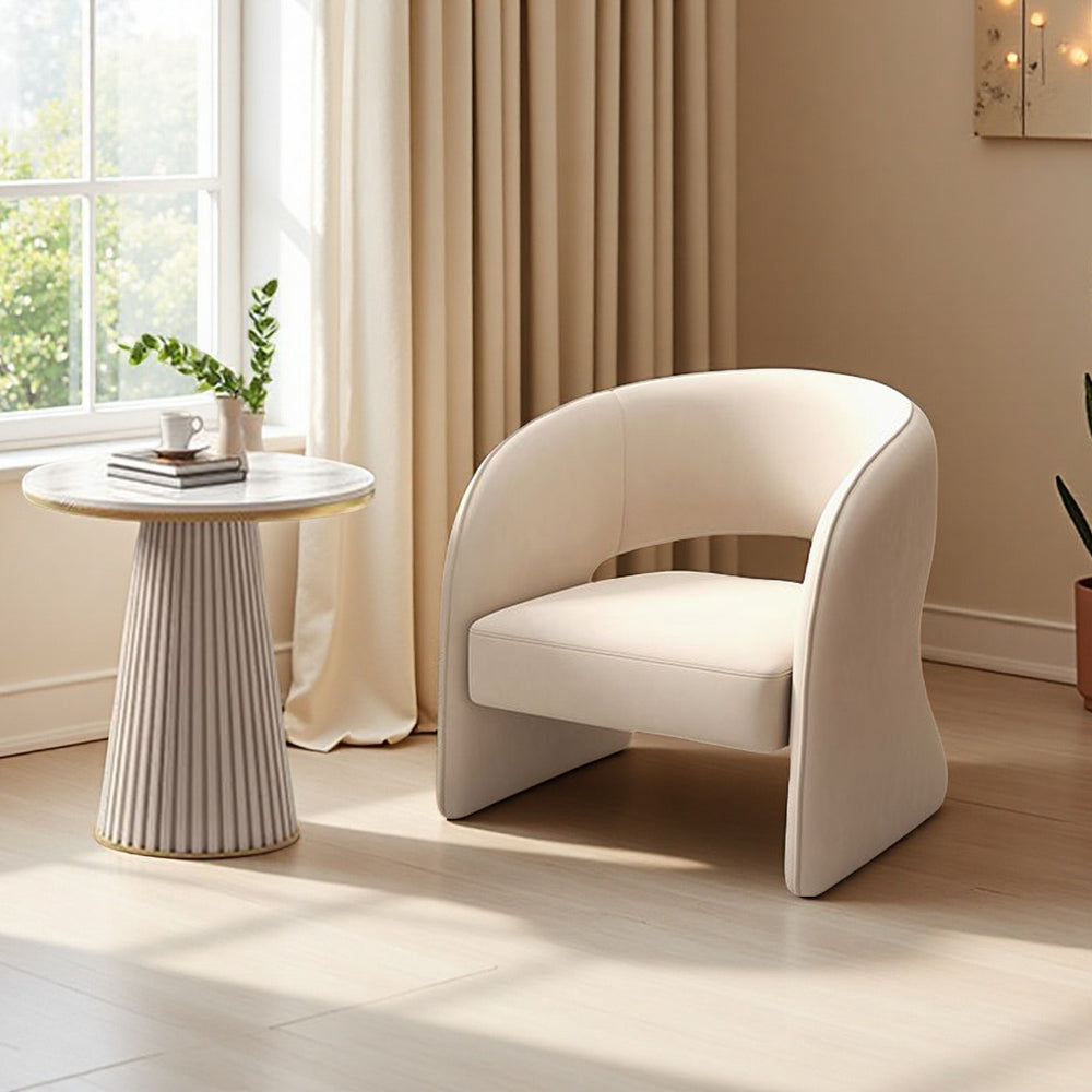 Hotel restaurant living room reception negotiation table and chair set - creative modern minimalist designer casual single sofa chair