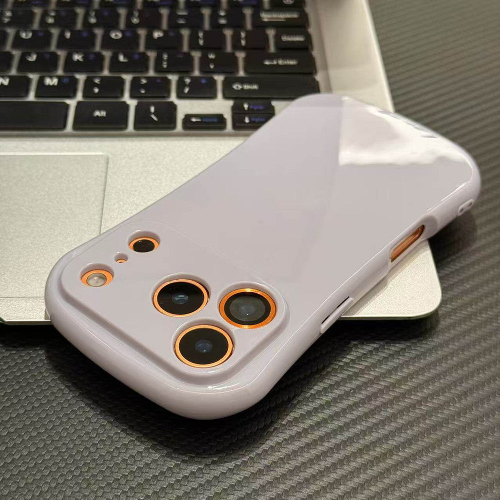 Milky sweet soap shell solid color phone case for iphone 17 pro, apple 16 full coverage drop-proof protective case wholesale