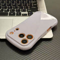 Milky sweet soap shell solid color phone case for iphone 17 pro, apple 16 full coverage drop-proof protective case wholesale