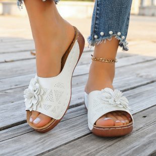 summer new arrival: plus-size wedge heel slippers for women (sizes 36-43). wholesale available. dropshipping to  and