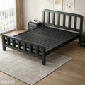 Iron frame bed rental house extra thick thickened iron bed assembly iron bed thickened thickened iron bed bedroom light luxury simple bed