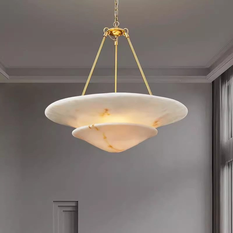 New arrival imitation marble accessible luxury chandelier living room danish art creative designer staircase dining room lamp study bedroom lamp