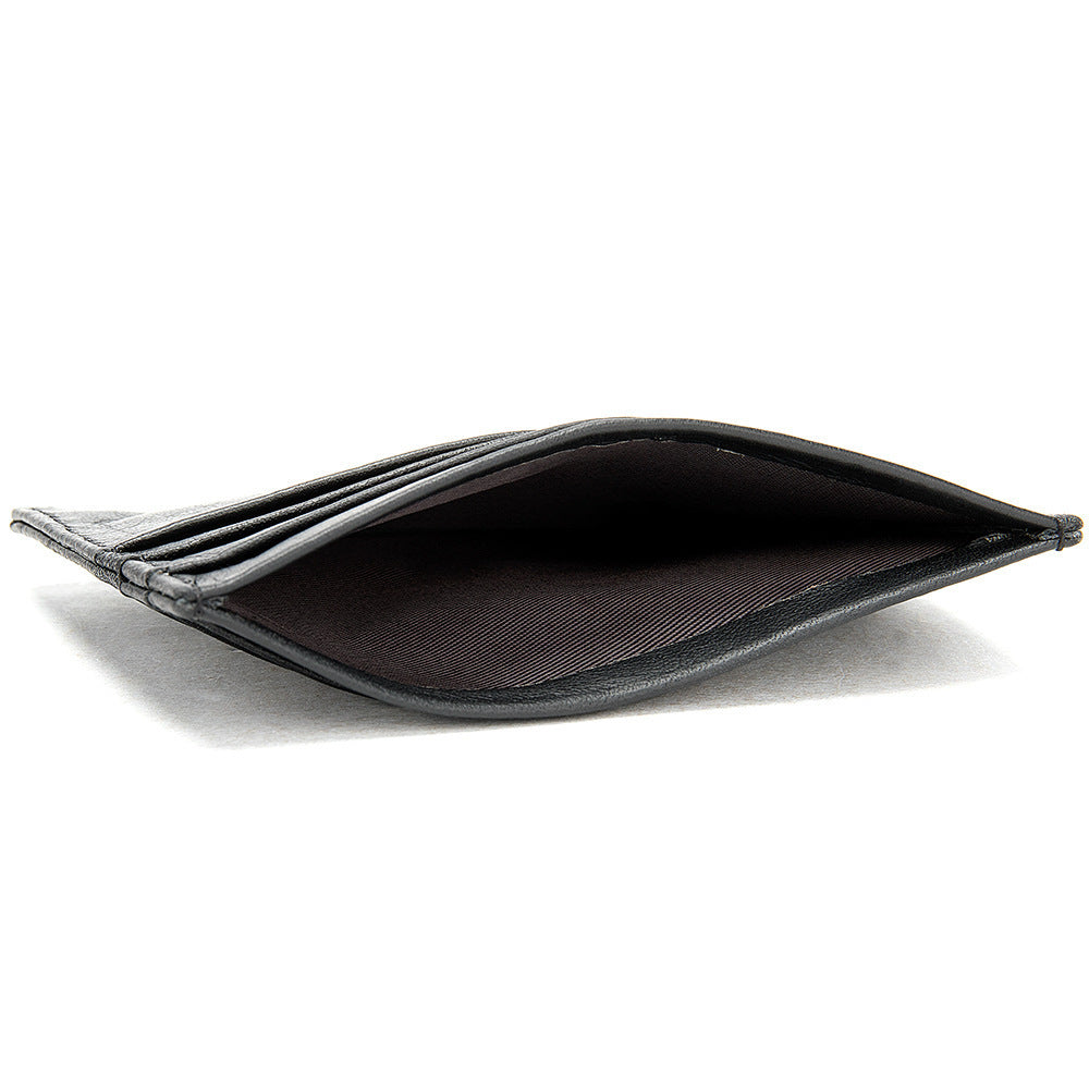 Real soft leather multi-card small card bag imitation cowhide change bag bank card portable card holder as gift factory wholesale