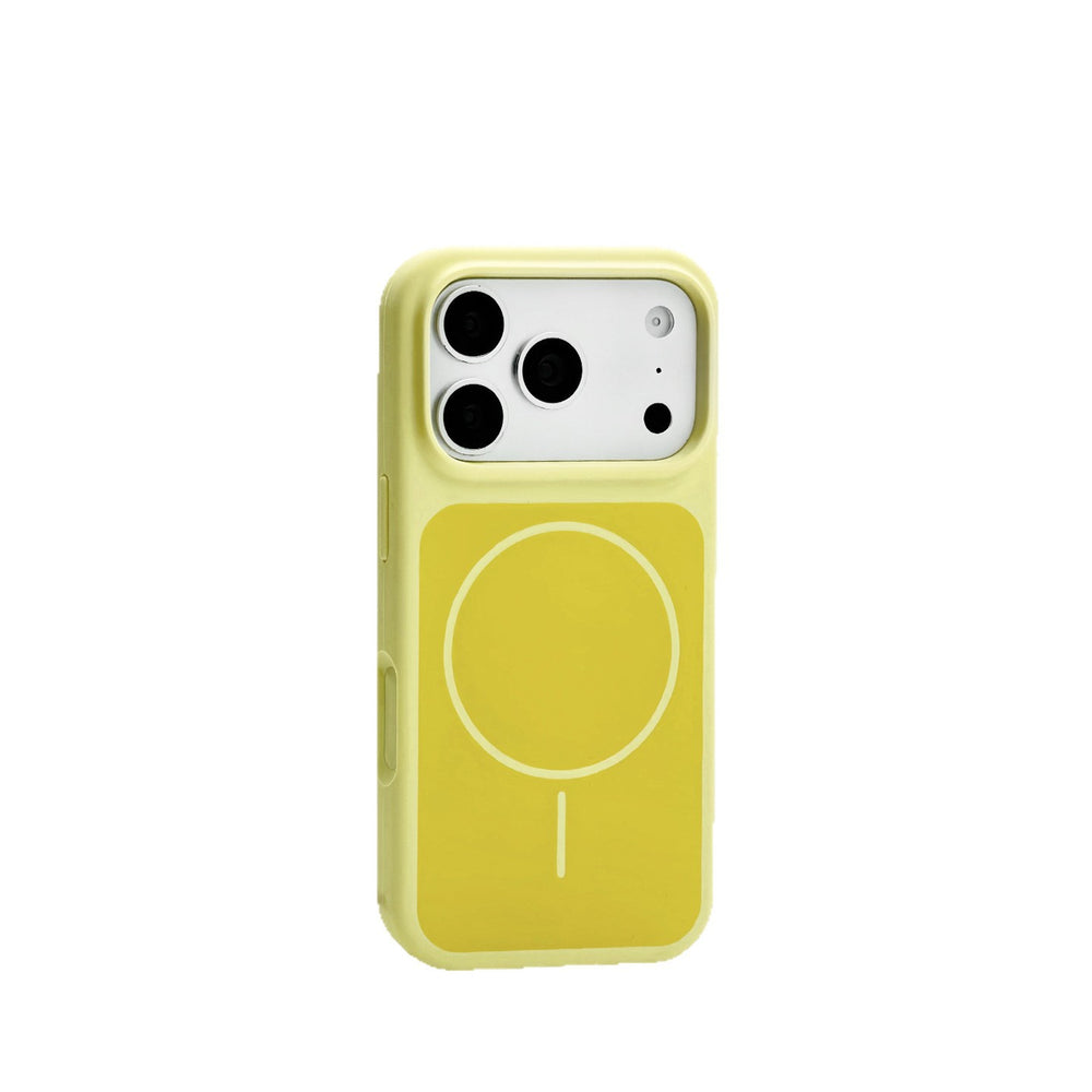 Two-color large-hole liquid magnetic suction suitable for iphone17promax mobile phone case apple 16 seconds to turn into 17 anti-fall case 13