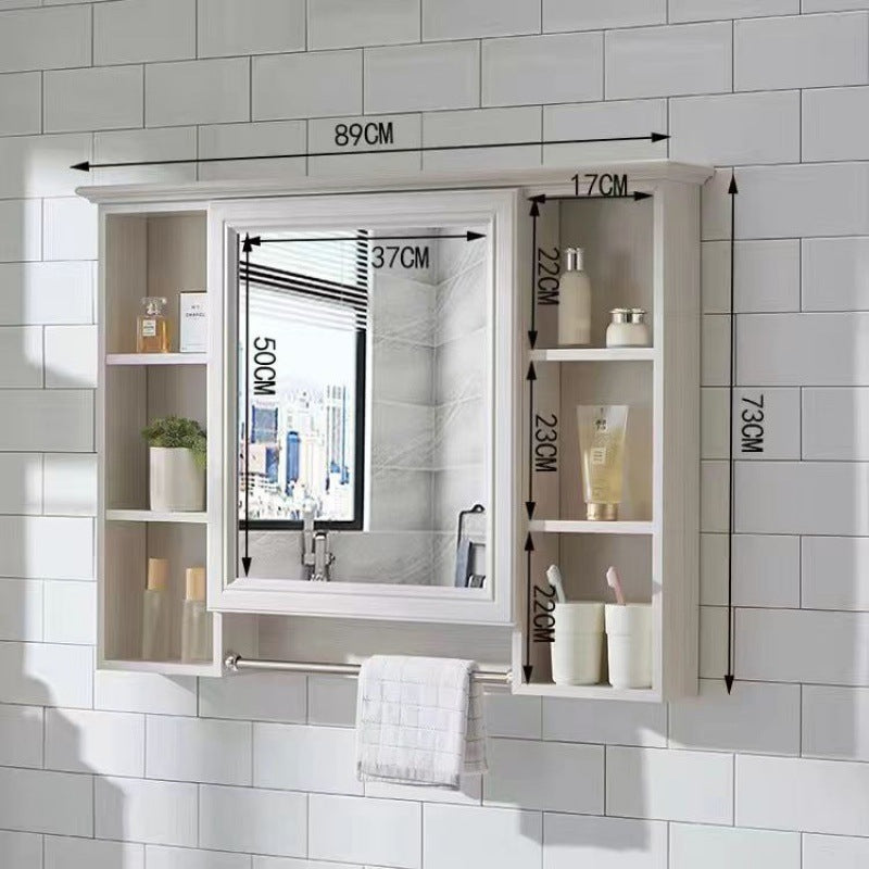 Bathroom Mirror Bathroom Wall-mounted Shelf Mirror Cabinet Bathroom Mirror Cabinet Bathroom Dressing Mirror Wall Mirror Box