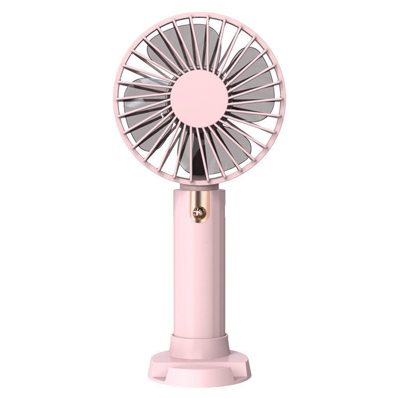 New high-speed usb mini fan - portable digital display, stepless speed control, powerful wind, long battery life - wholesale handheld fan