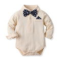 Export children's clothing infant onesie kids first birthday dress long sleeve cotton romper boy spring set