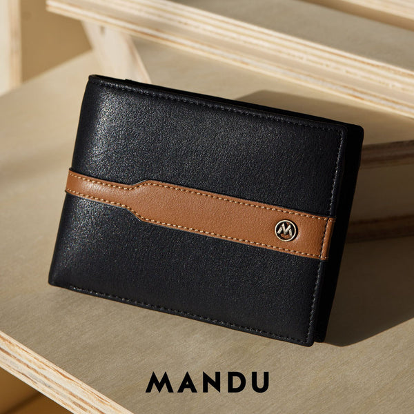 Wesson 2023 new leather wallet men's RFID anti-theft two-fold wallet large capacity multi-card card bag men